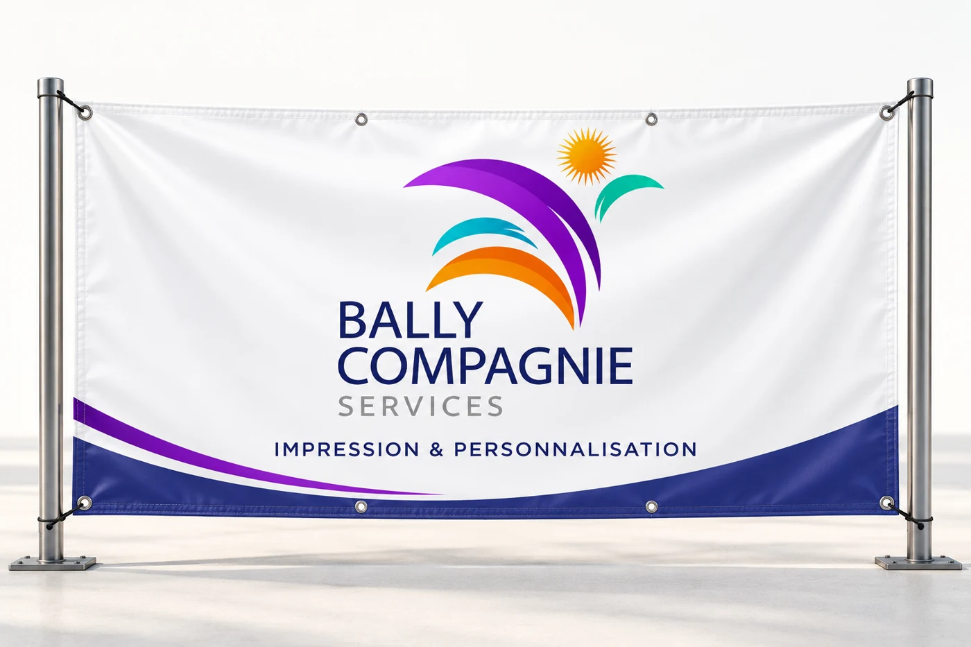 Exemple de personnalisation Bally : Bâches