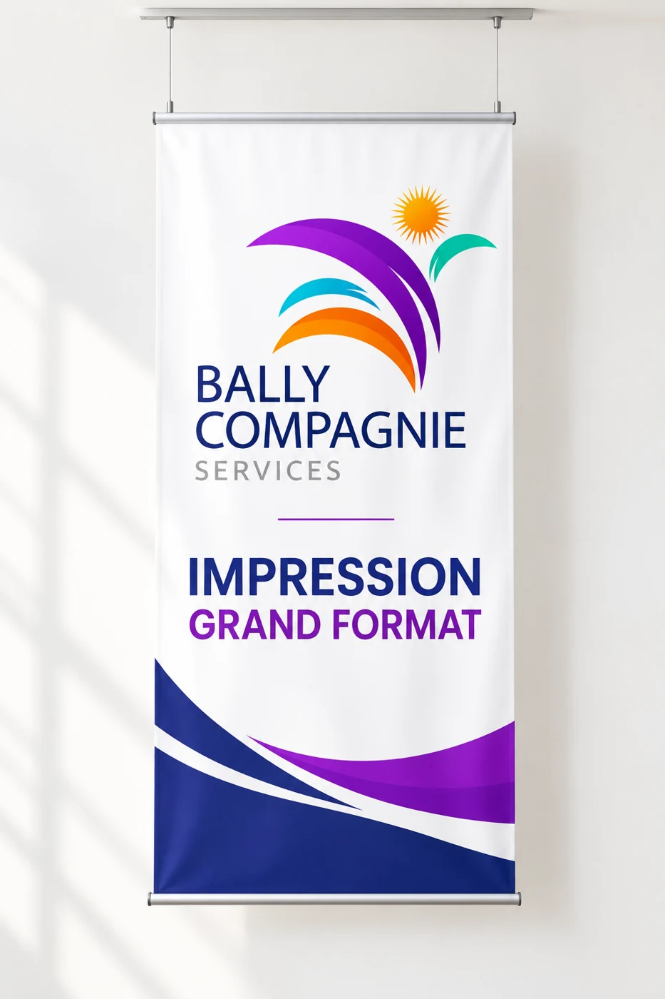 Exemple de personnalisation Bally : Kakémonos